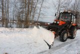 Расчистка поселковых дорог от снега